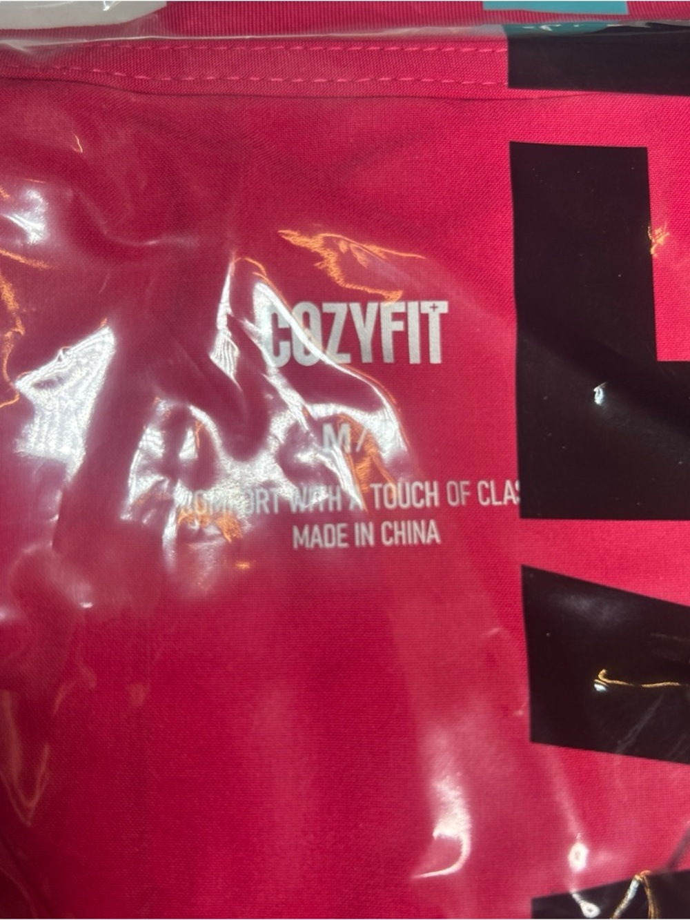 COZYFIT V-Neck Scrub Top &Jogger Pant W/8 Pockets, Anti Wrinkle, M-Tall Hot Pink - Picture 9 of 12